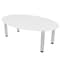 Skutchi Designs 33.5 in W, 59.5 in L, 29 in H, Engineered Wood Top, White HAR-OVL-34X60-PT-09 - alternate 1